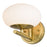 Vaxcel Sloane 1 Light Wall Light, Satin Brass - W0432