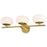 Vaxcel Sloane 3 Light Vanity, Satin Brass - W0434