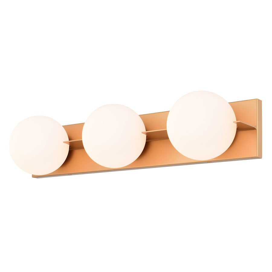 Vaxcel Parkview 3 Light Vanity, Light Satin Brass - W0450