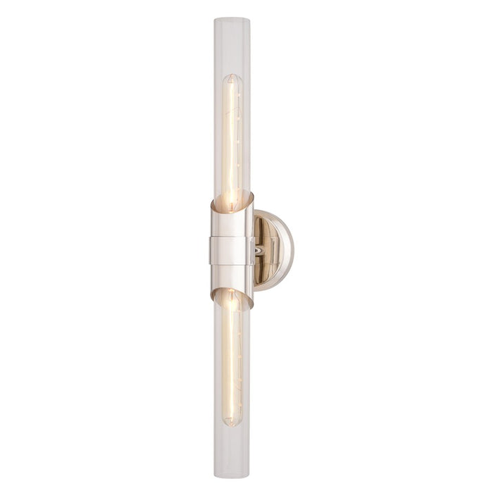 Vaxcel Webster 24.5" 2 Light Wall Light, Polished Nickel - W0463