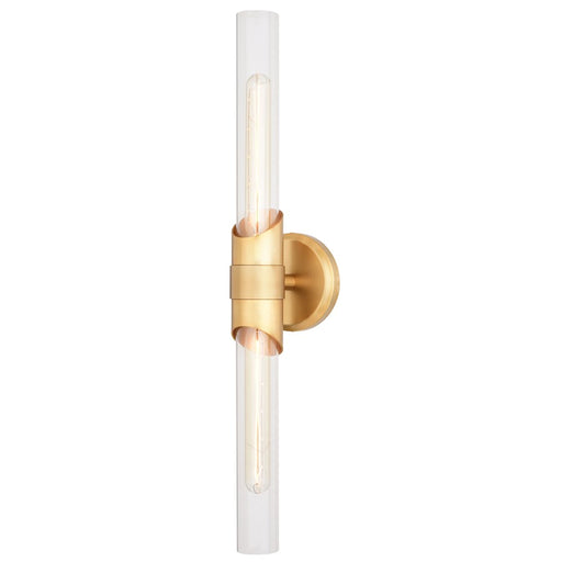 Vaxcel Webster 24.5" 2 Light Wall Light, Natural Brass - W0464