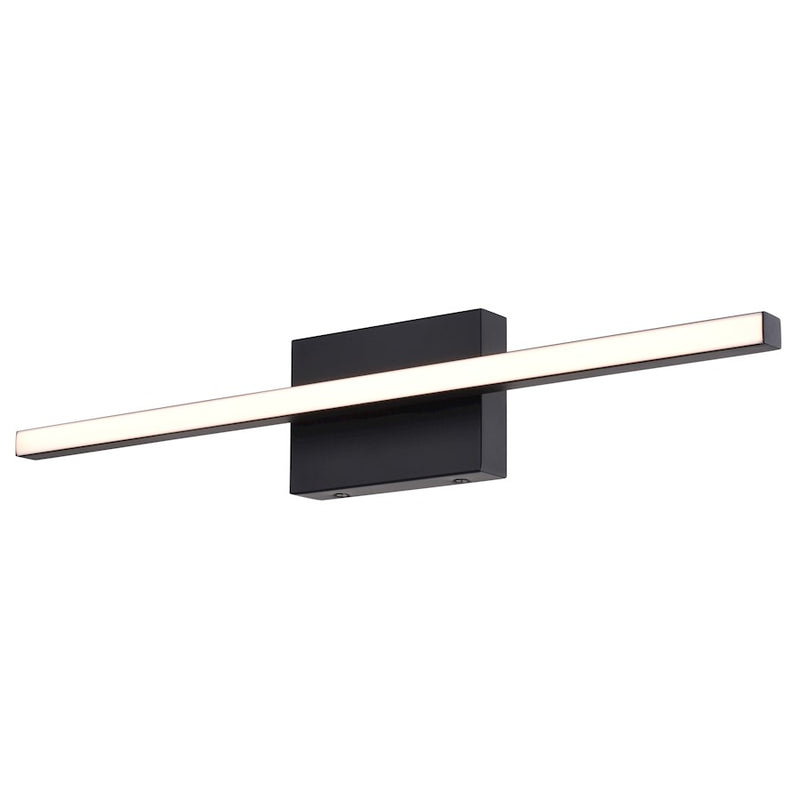 Vaxcel Ashburn 24" LED Vanity, Light Matte Black - W0465