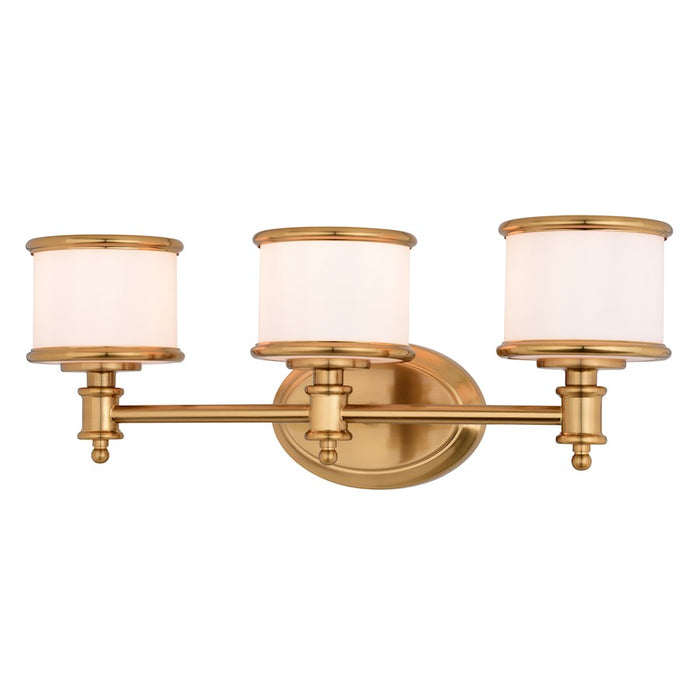 Vaxcel Carlisle 23" 3 Light Vanity, Natural Brass - W0479