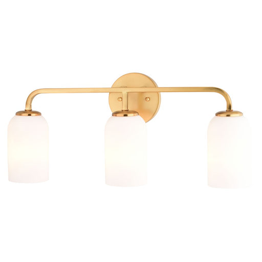 Vaxcel Shelby 23" 3 Light Vanity, Natural Brass - W0484
