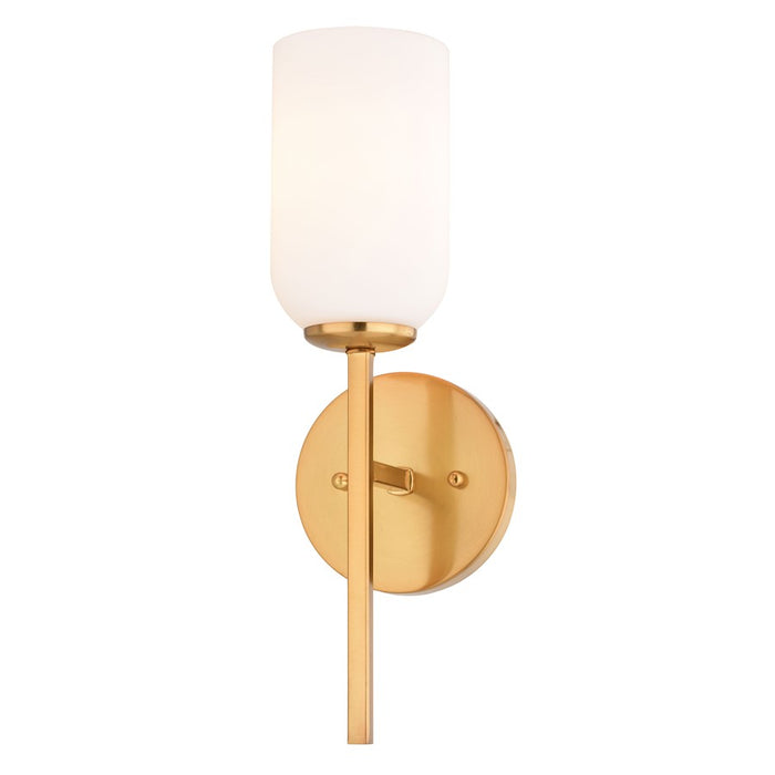 Vaxcel Shelby 5.25" 1 Light Wall Light, Natural Brass - W0485