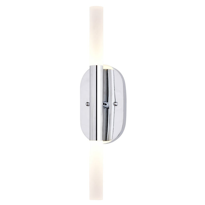 Vaxcel Fulton 2 Light LED Wall Light, Chrome - W0487
