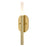 Vaxcel Fulton 1 Light LED Wall Light, Satin Brass - W0490