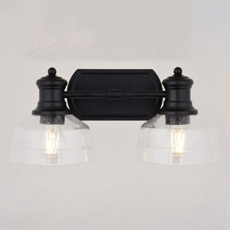 Vaxcel Wallingford 3 Light 22.5"W Vanity Light, Modern Gold/Clear Glass