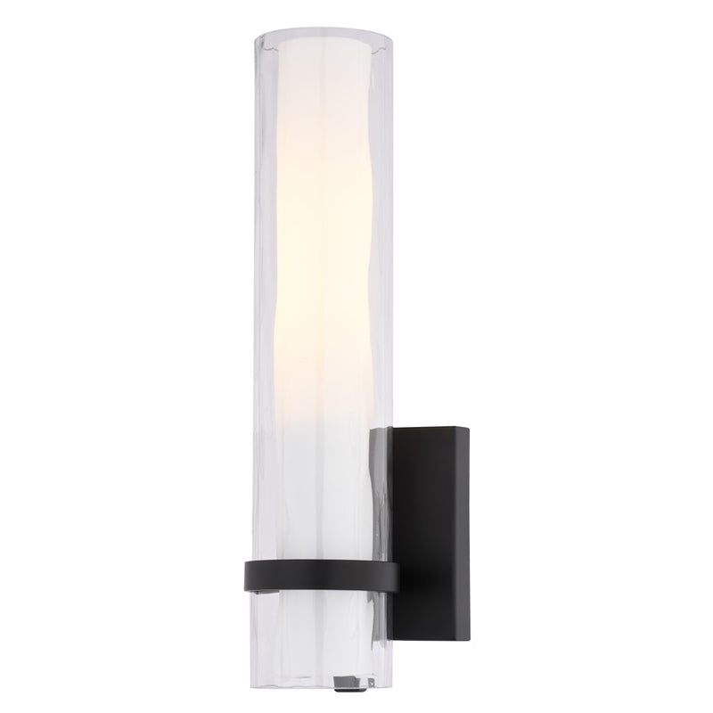 Vaxcel Vilo 13.5" H 1 Lt Vanity Matte Black - W0499