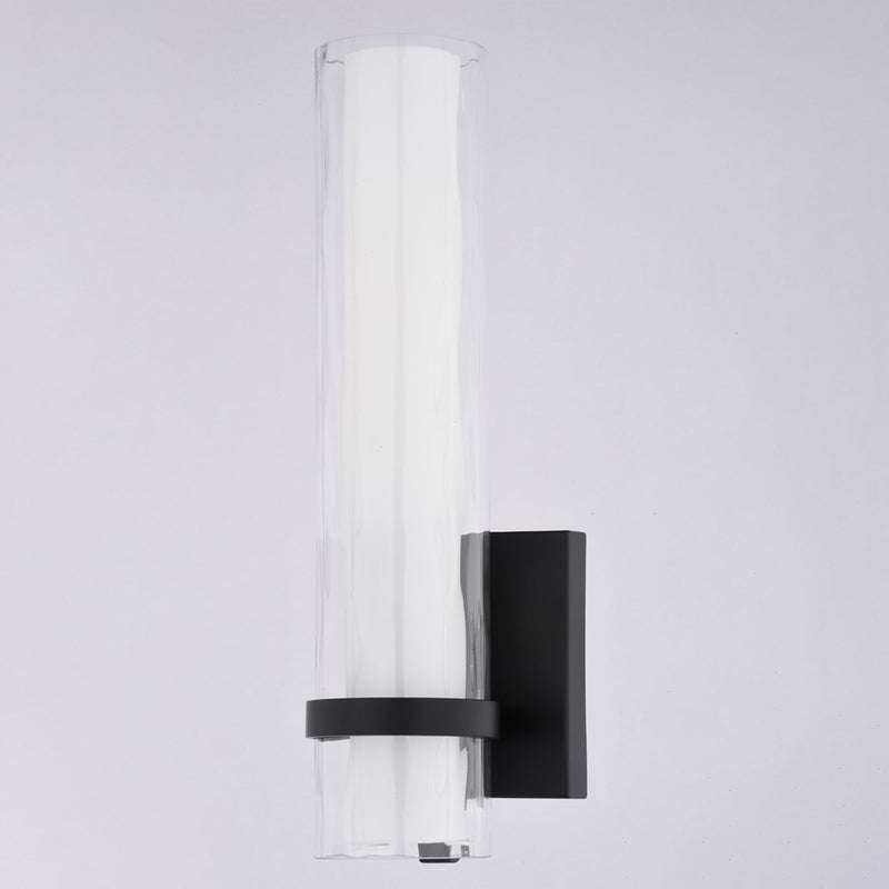Vaxcel Vilo 13.5" H 1 Lt Vanity Matte Black