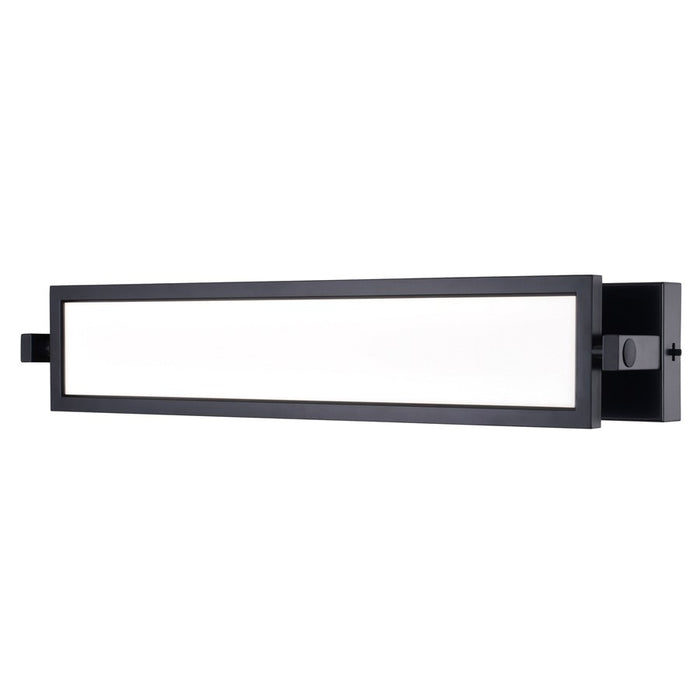 Vaxcel Seward Park 5 Light 36"W Vanity Light, Black/Satin Brass/No Shade - W0504