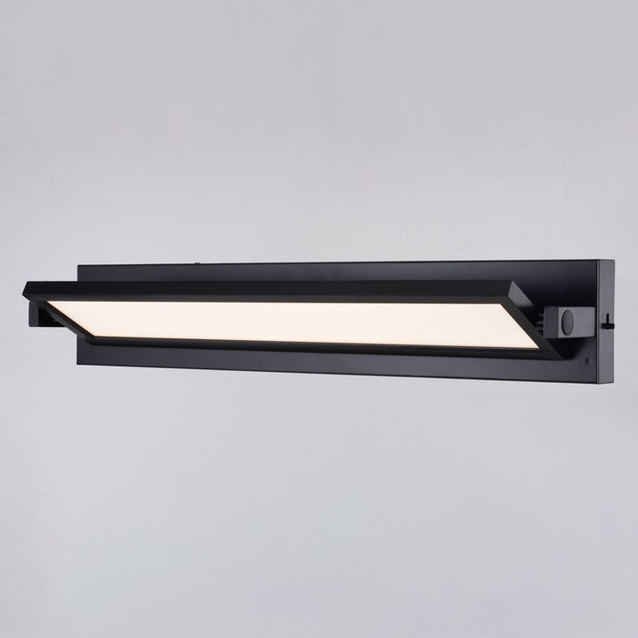 Vaxcel Seward Park 5 Light 36"W Vanity Light, Black/Satin Brass/No Shade