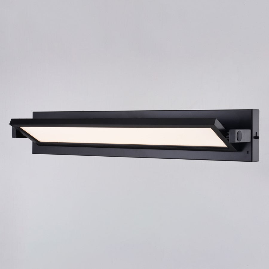 Vaxcel Seward Park 5 Light 36"W Vanity Light, Black/Satin Brass/No Shade