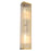 Vaxcel Barbier 22" H 2 Light Wall Light, Antique Gold/Clear - W0541