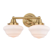 Vaxcel Eastgate 15" 2 Lt Vanity Antique Gold, Antique Gold - W0558