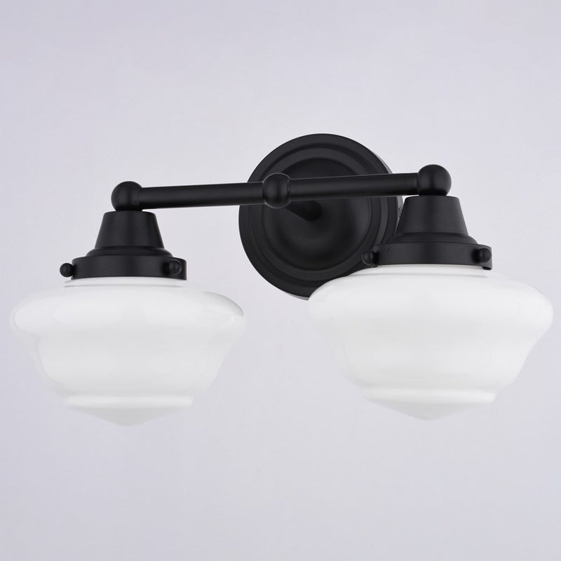 Vaxcel Eastgate 15" 2 Lt Vanity, Matte Black