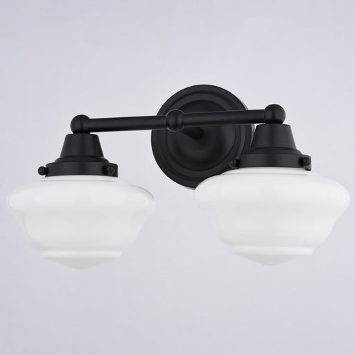 Vaxcel Eastgate 15" 2 Lt Vanity, Matte Black