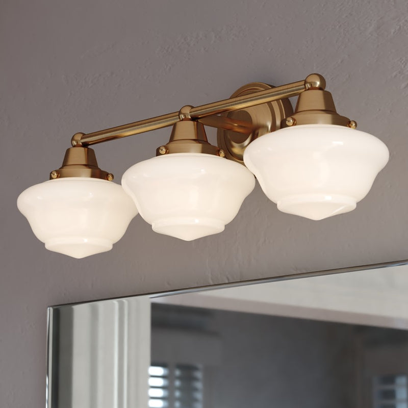 Vaxcel Eastgate 23" 3 Lt Vanity Antique Gold, Antique Gold