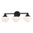 Vaxcel Eastgate 23" 3 Lt Vanity, Matte Black - W0561