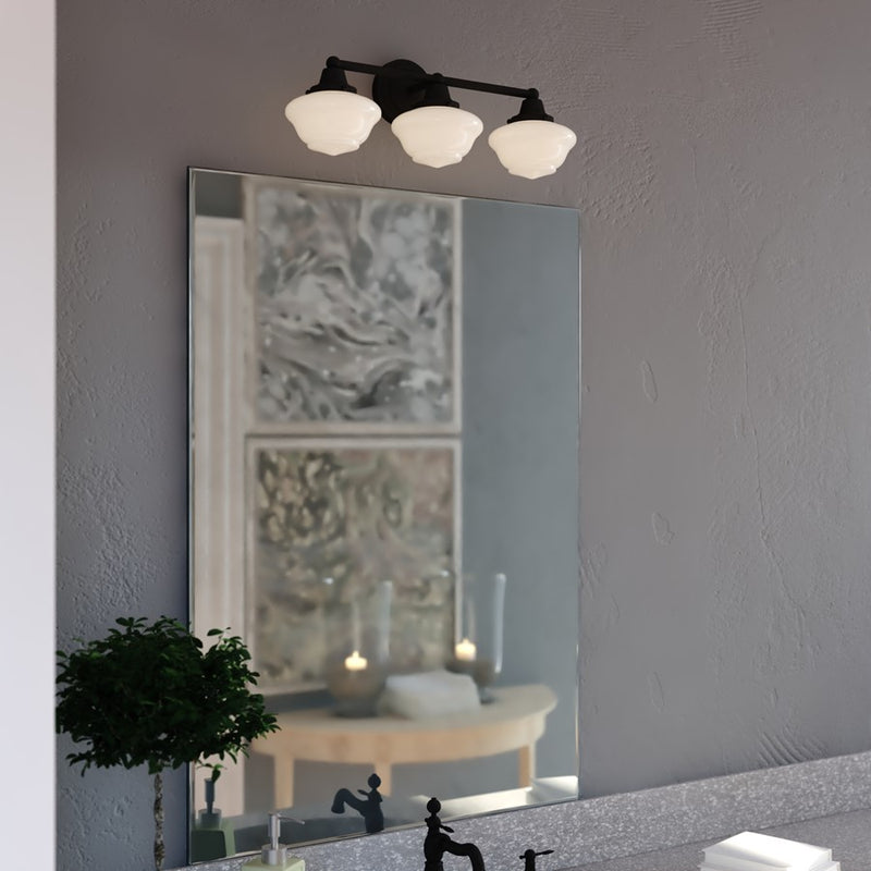 Vaxcel Eastgate 23" 3 Lt Vanity, Matte Black