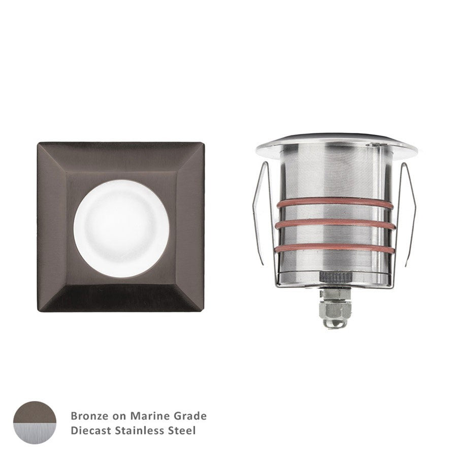 WAC Colorscaping 1Lt Path 2051 Indicator Light, Steel Coated/Bronze - 2051-CSBS