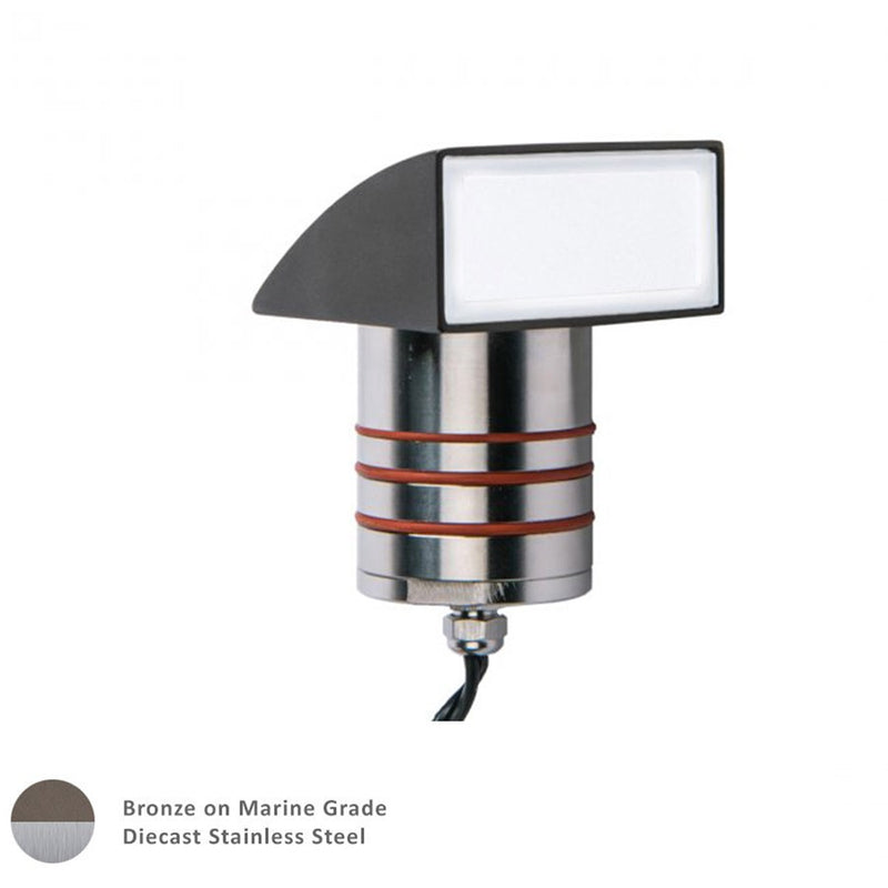WAC Colorscaping 1Lt Path 2081 Indicator Light, Steel Coated/Bronze - 2081-CSBS