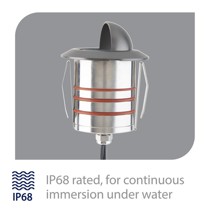 WAC Colorscaping 1Lt Path 2131 Indicator Light, Steel Coated/Bronze