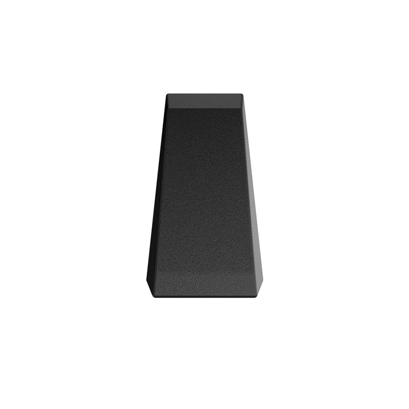 WAC Lighting 1 Light Deck/Patio Light, 3000K, Black/Frosted