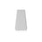 WAC Lighting 1 Light Deck/Patio Light, 3000K, White Aluminum/Frost