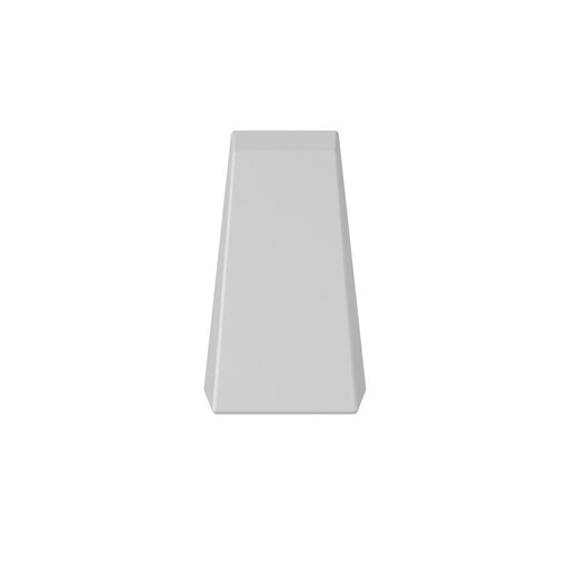 WAC Lighting 1 Light Deck/Patio Light, 3000K, White Aluminum/Frost