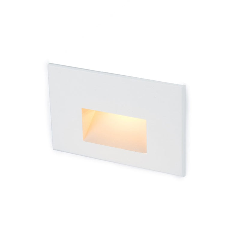 WAC Lighting Colorscaping 1Lt Step/Wall Light, White on Aluminum/ - 4011-CSWT