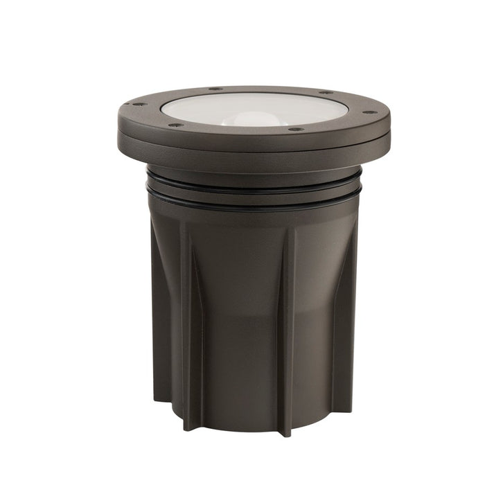 WAC Grand 1Lt Inground Recessed Light, Solid Brass Coated/Bronze/