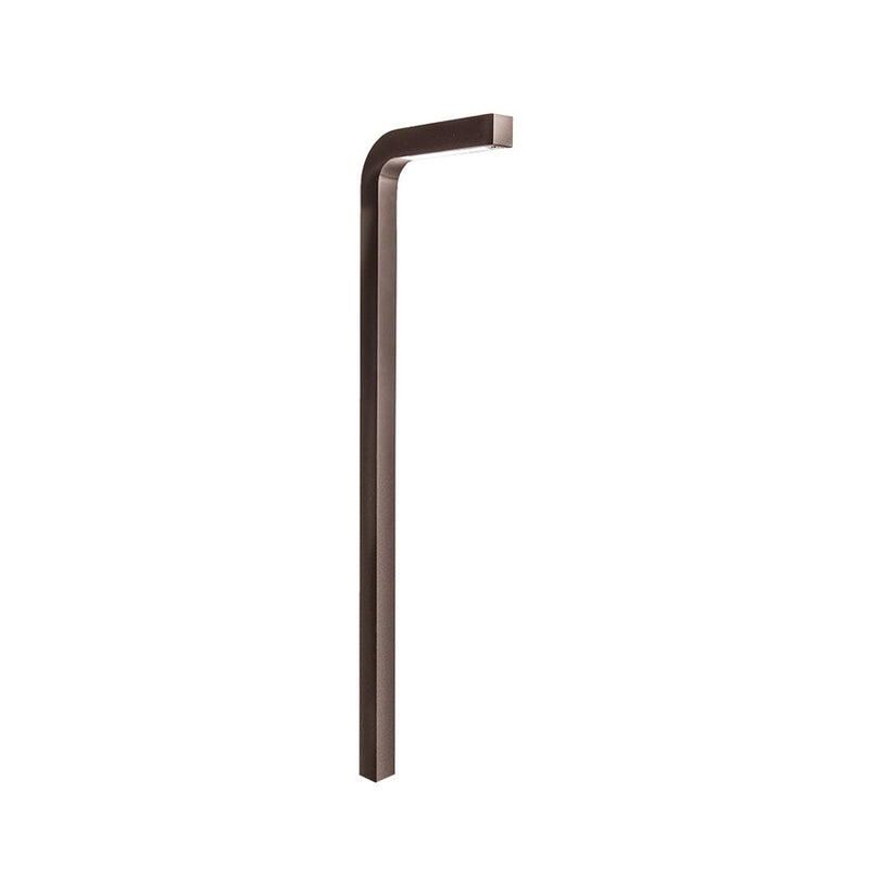WAC Balance Path/Area Light, 3000K, Solid Brass Coated/Bronze/Frost - 6061-30BBR