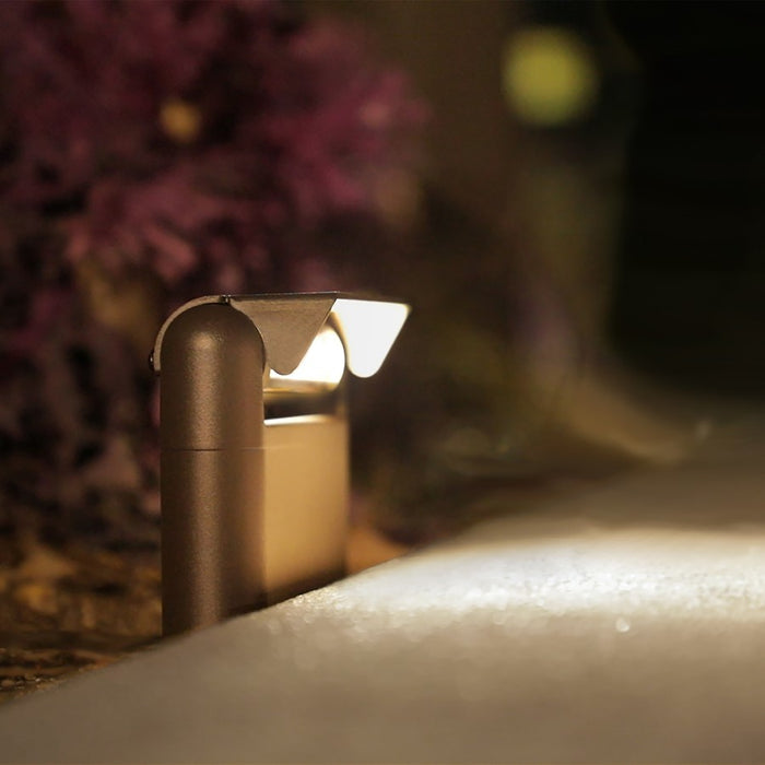 WAC Lighting Linear 1 Light Path/Area Light, Bronze/Frosted