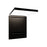 dweLED Flapp 1 Light Reading Light, Black/White - BL-75506-BK