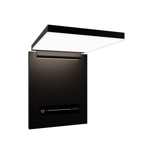 dweLED Flapp 1 Light Reading Light, Black/White - BL-75506-BK