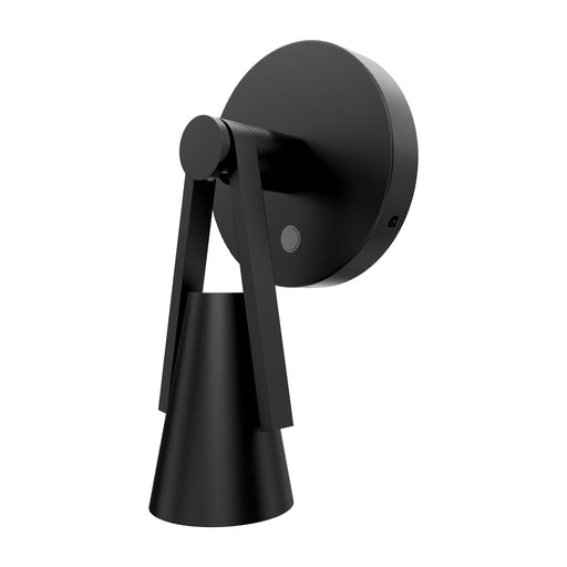 WAC Lighting Garlyn 1-Light LED Reading Wall Sconce | Modern Black Aluminum and PC Diffuser | Bedroom & Hallway Accent Light | 3 x 4 x | Model BL113610-BK