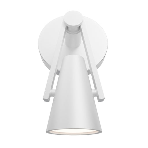 WAC Lighting Garlyn 1-Light Reading Light | Modern White Aluminum and PC Diffuser | Bedroom & Office Accent | 162 Lumens, 2700-4000K | Model BL113610-WT