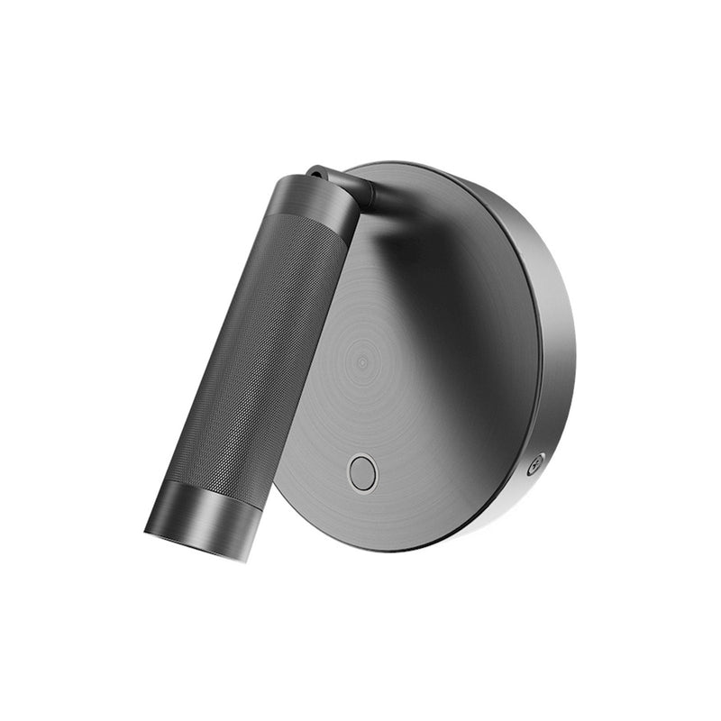 WAC Lighting Erle 1-Light Reading Light | Modern Brushed Nickel Aluminum and PC Diffuser | Bedroom & Office Accent Wall Sconce | 2.63 | Model BL121606-BN