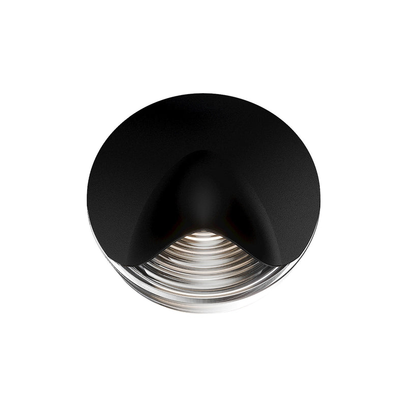 WAC Lighting Ames 1-Light Reading Light | Modern Black Aluminum and Cast Glass Diffuser | Bedroom & Study Accent | 143 Lumens | Model BL123607-BK