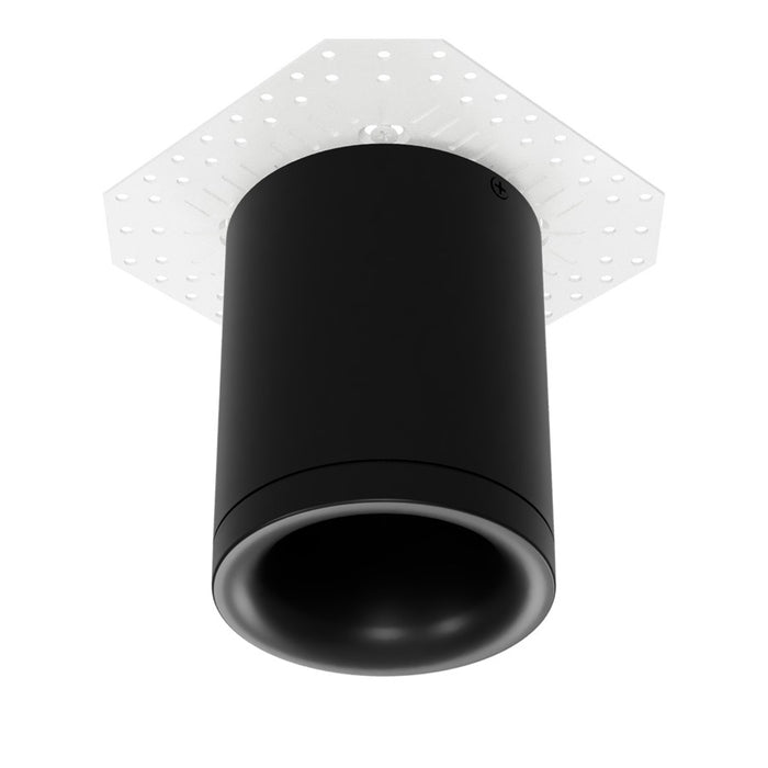 WAC Zoron 1Lt 3.5" RD RL Flush Mount/Flood Beam Arc Trim Black