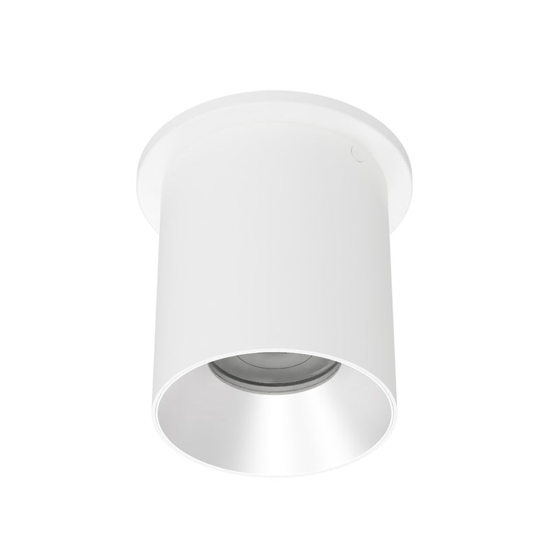 WAC Zoron 1Lt 3.5" RD Flush Mount/Flood Beam White-Haze/Clear - C4RT-FCS-WTHZ
