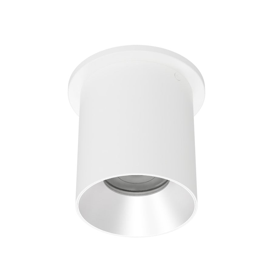 WAC Zoron 1Lt 3.5" RD Flush Mount/Flood Beam White-Haze/Clear - C4RT-FCS-WTHZ