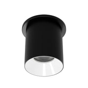 WAC Zoron 1Lt 3.5" RD Flush Mount/Narrow Beam Black-White/Clear - C4RT-NCS-BKWT