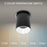 WAC Zoron 1Lt 3.5" RD Flush Mount/Narrow Beam Black-White/Clear