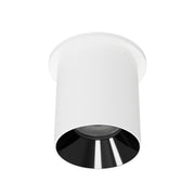 WAC Zoron 1Lt 3.5" RD Flush Mount/Narrow Beam White-Black/Clear - C4RT-NCS-WTBK
