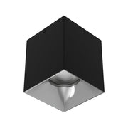 WAC Zoron 1Lt 3.5" SQ. 4SL Flush Mount/Flood Beam Black Chrome - C4SL-FCS-BKCH