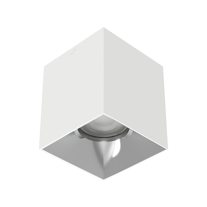 WAC Zoron 1Lt 3.5" SQ. 4SL Flush Mount/Flood Beam White Chrome - C4SL-FCS-WTCH