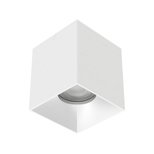 WAC Zoron 1Lt 3.5" SQ. 4SL Flush Mount/Flood Beam White Haze - C4SL-FCS-WTHZ