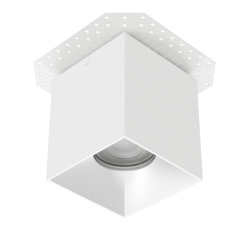 WAC Zoron 1Lt 3.5" Square 4SL Flush Mount/Flood Beam White Haze